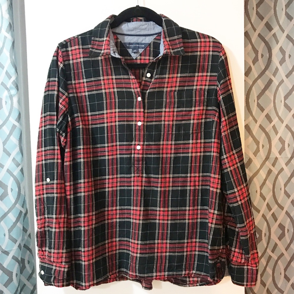 Tommy Hilfiger Plaid Popover